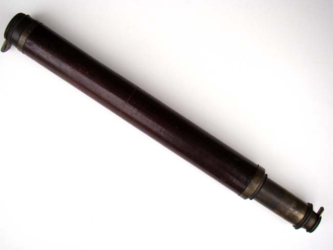 An Antique Single Draw Telescope by George Willson, London, circa 1798-1812